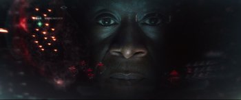 Movie still from “Avengers: Infinity War” (2018), directed by Anthony Russo – Extreme Close Up shot, Low angle