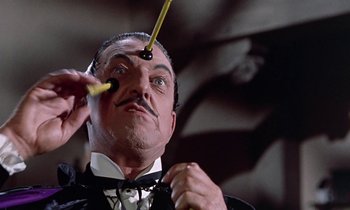 Movie still from “Babes in Toyland” (1961), directed by Jack Donohue – A person holding a pencil; Close Up shot, Low angle