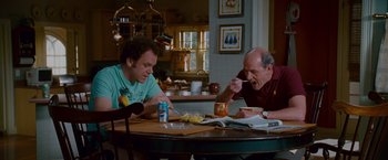 Movie still from “Step Brothers” (2008), directed by Adam McKay – Medium shot, High angle