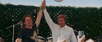 Movie still from “Step Brothers” (2008), directed by Adam McKay – Medium shot, Low angle