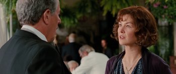 Movie still from “Barney's Version” (2010), directed by Richard J. Lewis – Two people talking to each other in a room; Close Up shot, Over the shoulder angle