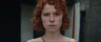 Movie still from “Beast” (2017), directed by Michael Pearce – A person with curly hair; Close Up shot, Low angle