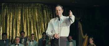 Movie still from “Beyond the Sea” (2004), directed by Kevin Spacey – Kevin spacey in a scene from the movie the irishman; Medium shot, Low angle