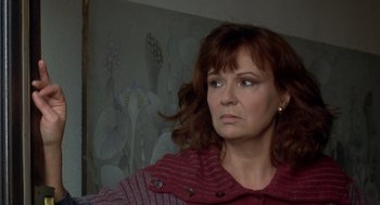 Movie still from “Billy Elliot” (2000), directed by Stephen Daldry – A person with long red hair; Close Up shot, Over the shoulder angle