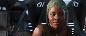 Movie still from “Black Panther” (2018), directed by Ryan Coogler – Close Up shot, Low angle