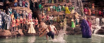 Movie still from “Black Panther” (2018), directed by Ryan Coogler – Extreme Wide shot, High angle