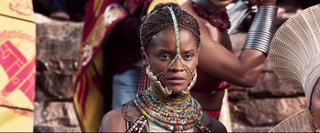 Movie still from “Black Panther” (2018), directed by Ryan Coogler – Close Up shot, Low angle