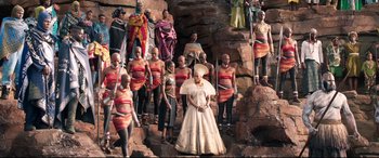 Movie still from “Black Panther” (2018), directed by Ryan Coogler – Extreme Wide shot, High angle