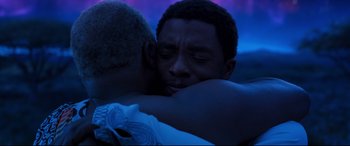 Movie still from “Black Panther” (2018), directed by Ryan Coogler – Close Up shot, Low angle