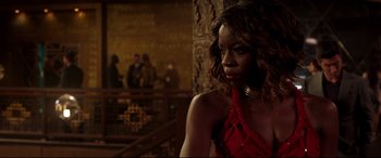 Movie still from “Black Panther” (2018), directed by Ryan Coogler – Close Up shot, Over the shoulder angle