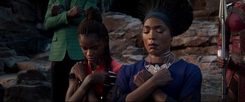 Movie still from “Black Panther” (2018), directed by Ryan Coogler – Close Up shot, Low angle