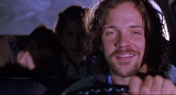 Movie still from “Boys Don't Cry” (1999), directed by Kimberly Peirce – A person with long hair; Close Up shot, Low angle