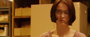 A person wearing glasses