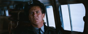 Movie still from “Bus Stop” (1956), directed by Joshua Logan – A person wearing a hat; Close Up shot, Low angle