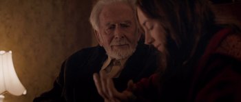 Movie still from “Byzantium” (2012), directed by Neil Jordan – An older man and a younger woman looking at each other; Close Up shot, Over the shoulder angle