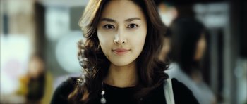 A person with long hair