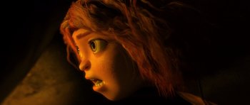 Movie still from “The Croods” (2013), directed by Chris Sanders – Close Up shot, Low angle