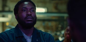 Movie still from “Charm City Kings” (2020), directed by Angel Manuel Soto – A person with a beard; Close Up shot, High angle