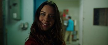 Movie still from “Child's Play” (2019), directed by Lars Klevberg – A person with long brown hair; Close Up shot, Over the shoulder angle