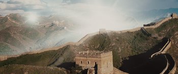 Movie still from “The Day the Earth Stood Still” (2008), directed by Scott Derrickson – A very old building on top of a mountain; Extreme Wide shot, High angle
