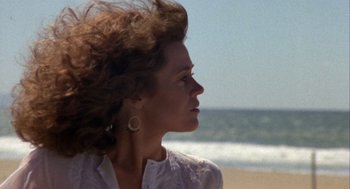 Movie still from “Coming Home” (1978), directed by Hal Ashby – A person on a beach near the ocean; Close Up shot, Low angle