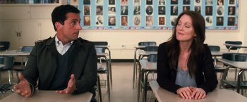 Movie still from “Crazy, Stupid, Love.” (2011), directed by Glenn Ficarra – Medium shot, Over the shoulder angle