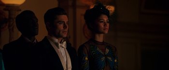 Movie still from “The Greatest Showman” (2017), directed by Michael Gracey – A man and a woman standing next to each other; Medium shot, Low angle