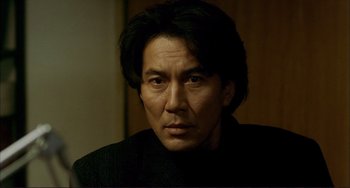 A person wearing a black shirt