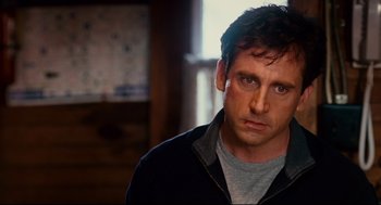 Movie still from “Dan in Real Life” (2007), directed by Peter Hedges – A person wearing a jacket; Close Up shot, Over the shoulder angle