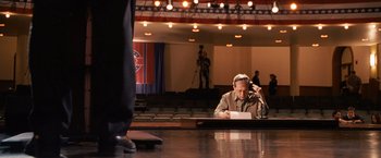 Movie still from “The Ides of March” (2011), directed by George Clooney – Medium shot, High angle