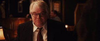 Movie still from “The Ides of March” (2011), directed by George Clooney – Close Up shot, Over the shoulder angle