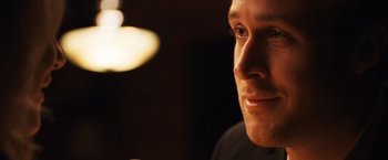 Movie still from “The Ides of March” (2011), directed by George Clooney – Close Up shot, Over the shoulder angle