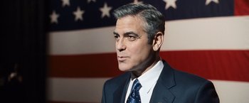 Movie still from “The Ides of March” (2011), directed by George Clooney – Close Up shot, Low angle