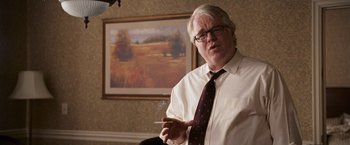 Movie still from “The Ides of March” (2011), directed by George Clooney – Medium shot, Over the shoulder angle