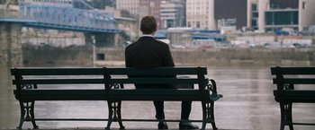 Movie still from “The Ides of March” (2011), directed by George Clooney – Wide shot, High angle