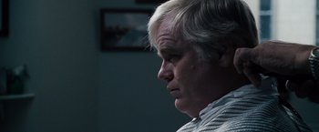 Movie still from “The Ides of March” (2011), directed by George Clooney – Close Up shot, Over the shoulder angle