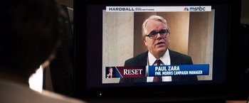 Movie still from “The Ides of March” (2011), directed by George Clooney – Close Up shot, Over the shoulder angle