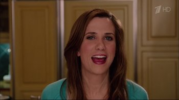 Movie still from “Date Night” (2010), directed by Shawn Levy – A person with long brown hair; Close Up shot, Overhead angle