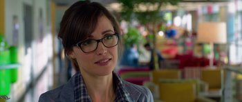 Movie still from “The Internship” (2013), directed by Shawn Levy – A person wearing glasses; Close Up shot, Over the shoulder angle