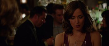 Movie still from “The Internship” (2013), directed by Shawn Levy – A person in a room with other people; Close Up shot, Over the shoulder angle