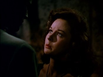 Movie still from “David and Bathsheba” (1951), directed by Henry King – A person looking at the camera; Close Up shot, Over the shoulder angle