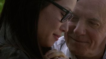 Movie still from “Detachment” (2011), directed by Tony Kaye – A person wearing glasses; Close Up shot, Low angle