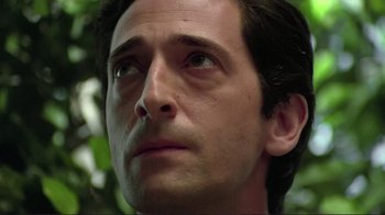 Movie still from “Detachment” (2011), directed by Tony Kaye – A man's face looking upward; Close Up shot, Low angle