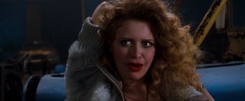 Movie still from “Detroit Rock City” (1999), directed by Adam Rifkin – A person wearing a jacket; Close Up shot, Low angle