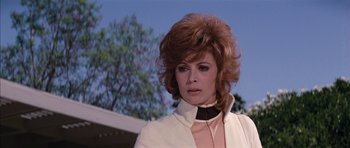 Movie still from “Diamonds Are Forever” (1971), directed by Guy Hamilton – A person wearing a jacket; Close Up shot, Low angle