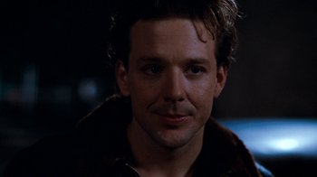 Movie still from “Diner” (1982), directed by Barry Levinson – A person wearing a jacket; Close Up shot, Over the shoulder angle