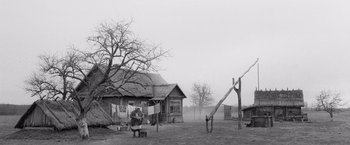 Movie still from “The Painted Bird” (2019), directed by Václav Marhoul – Wide shot, Low angle