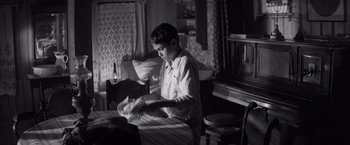 Movie still from “The Painted Bird” (2019), directed by Václav Marhoul – Medium shot, High angle