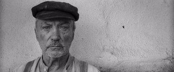 Movie still from “The Painted Bird” (2019), directed by Václav Marhoul – Close Up shot, Low angle