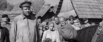 Movie still from “The Painted Bird” (2019), directed by Václav Marhoul – Medium shot, Low angle